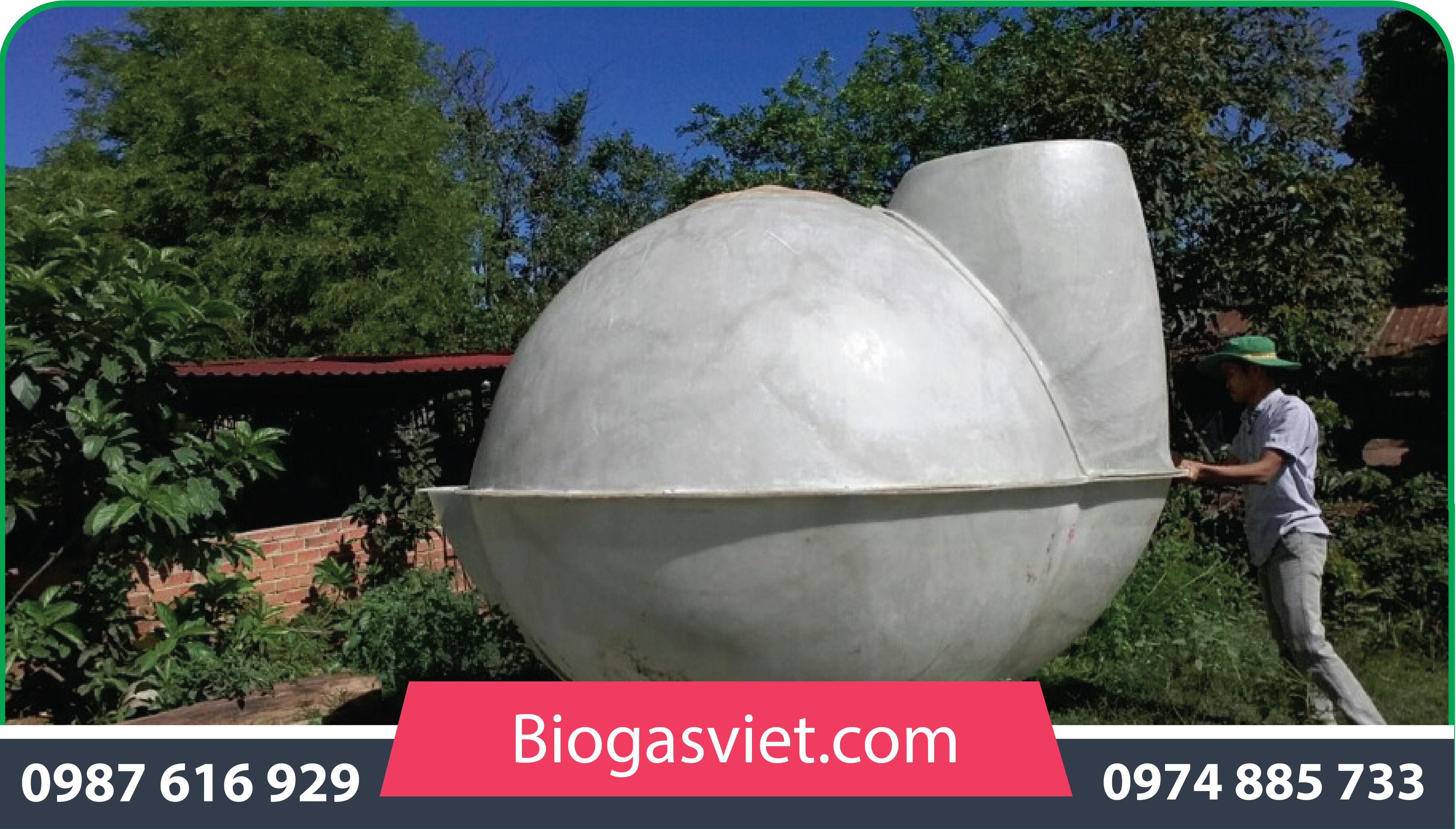 bể biogas cải tiến