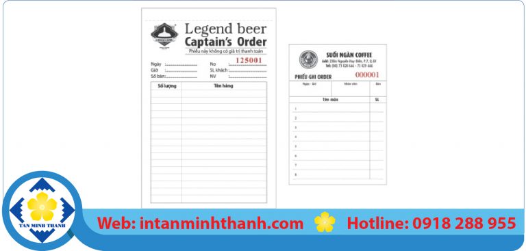 In phiếu order tphcm