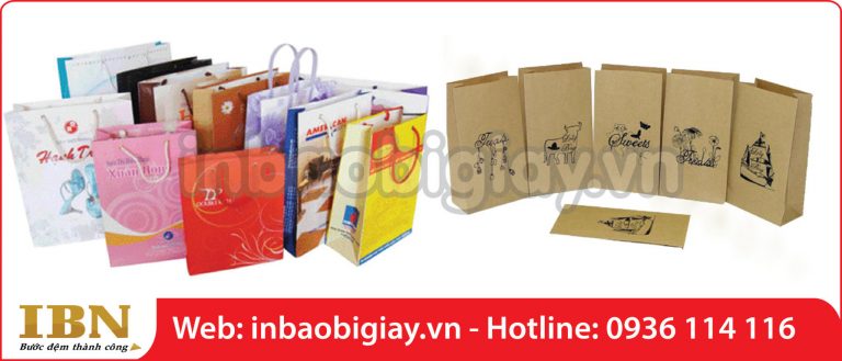in túi giấy số lượng ít