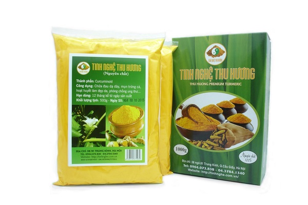 Các thông tin bắt buộc phải có trên tem tinh bột nghệ
